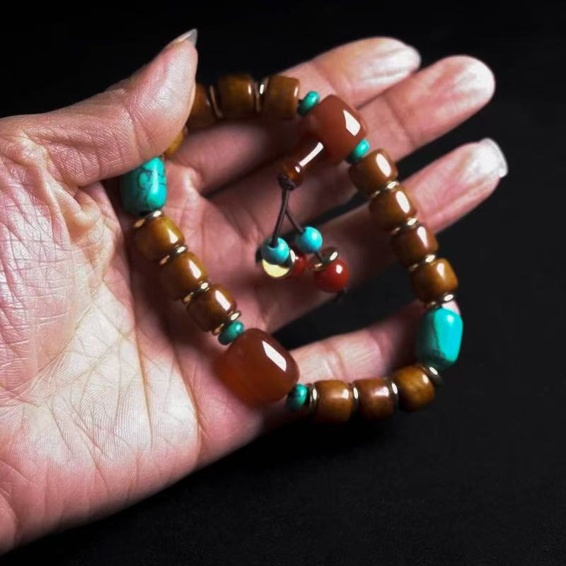 Tibet Lhasa Za Nobu original handmade yak bone bracelet